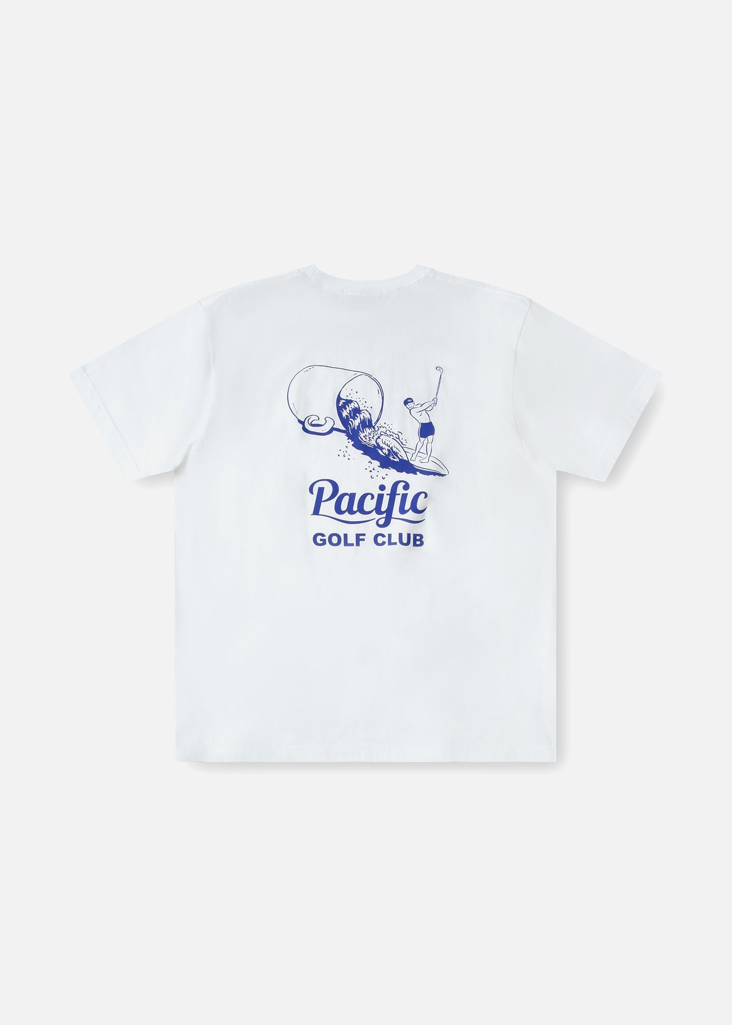 PGC RIVVIA TEE : WHITE/BLUE