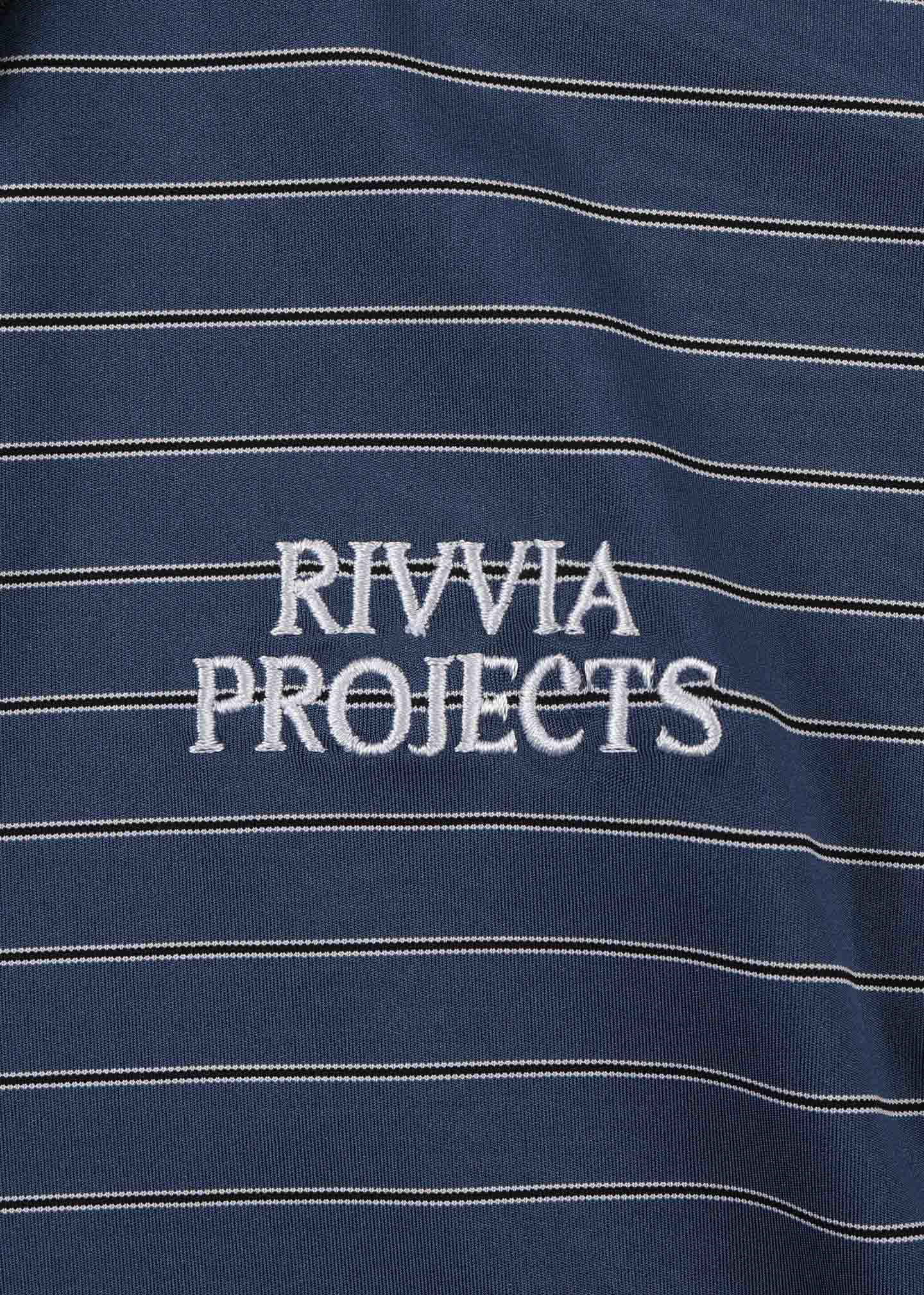 PROJECTS STRIPE POLO : DARK BLUE RED