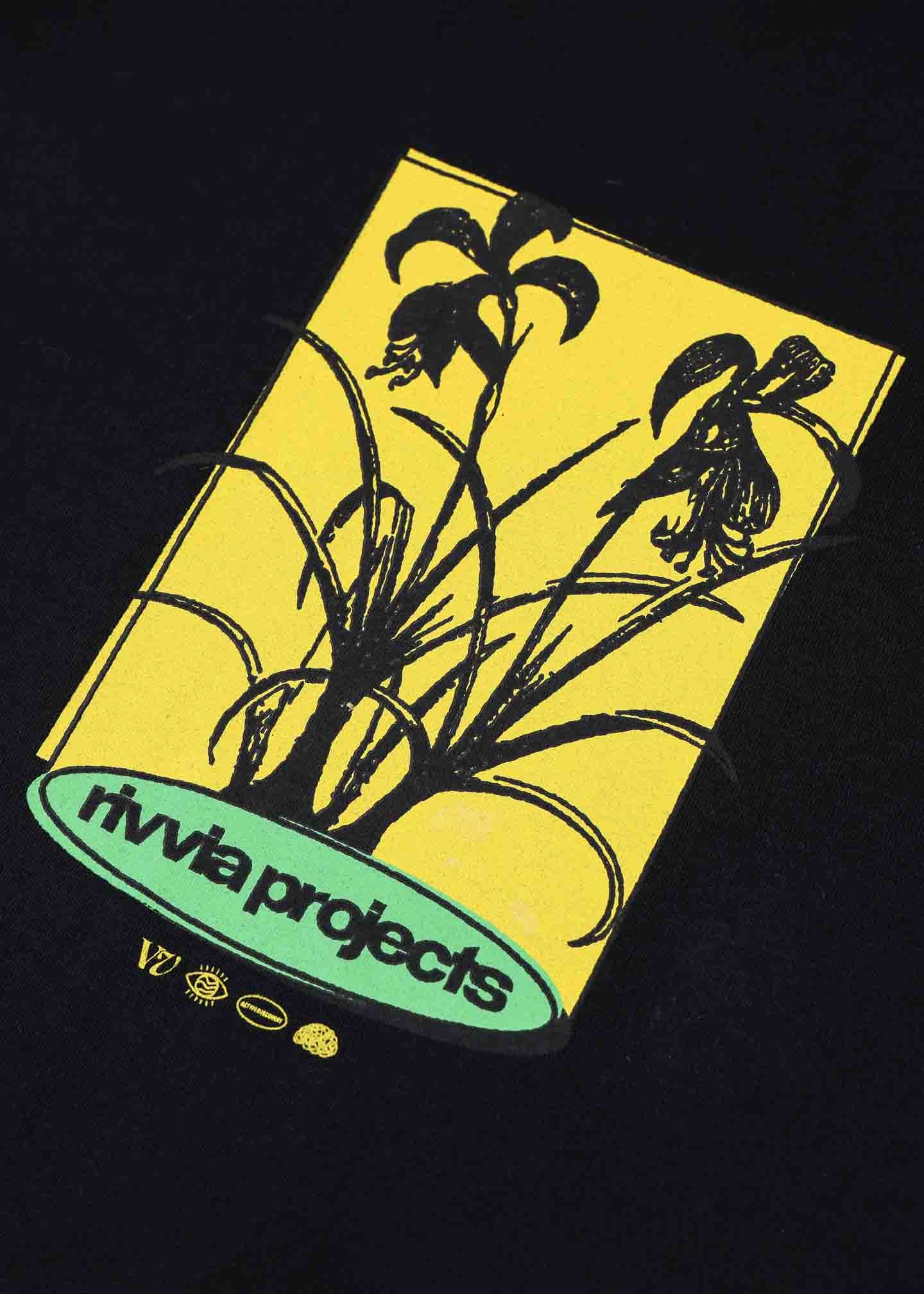 BLOOM T-SHIRT : BLACK