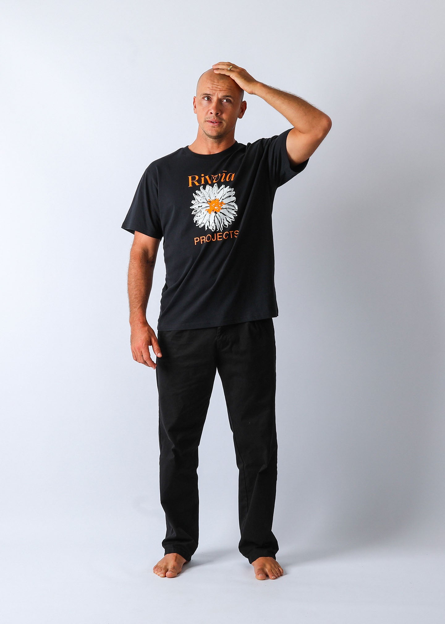 BLOSSOM T-SHIRT : BLACK