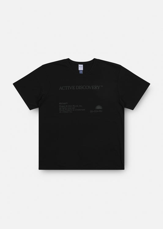 DISCOVERY SPORTS T-SHIRT : BLACK