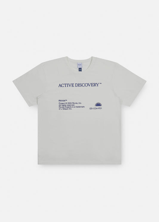 DISCOVERY SPORTS T-SHIRT : WHITE