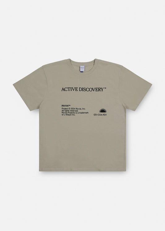 CLEAR DISCOVERY T-SHIRT : OFF WHITE