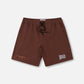 DAILY RIDE PUFFER SHORT : BROWN