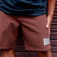 DAILY RIDE PUFFER SHORT : BROWN
