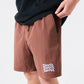 DAILY RIDE PUFFER SHORT : BROWN