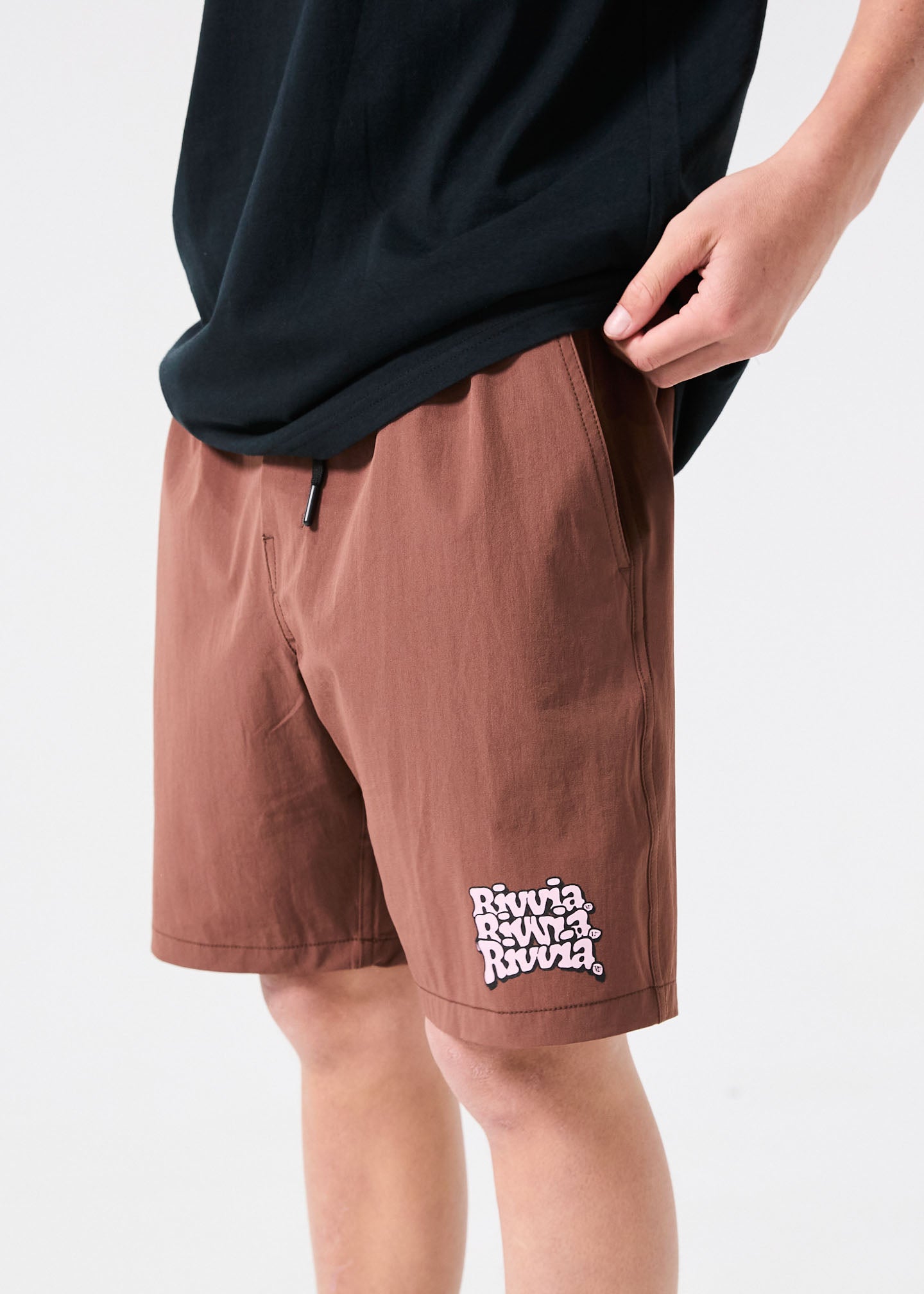 DAILY RIDE PUFFER SHORT : BROWN