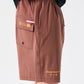 DAILY RIDE PUFFER SHORT : BROWN
