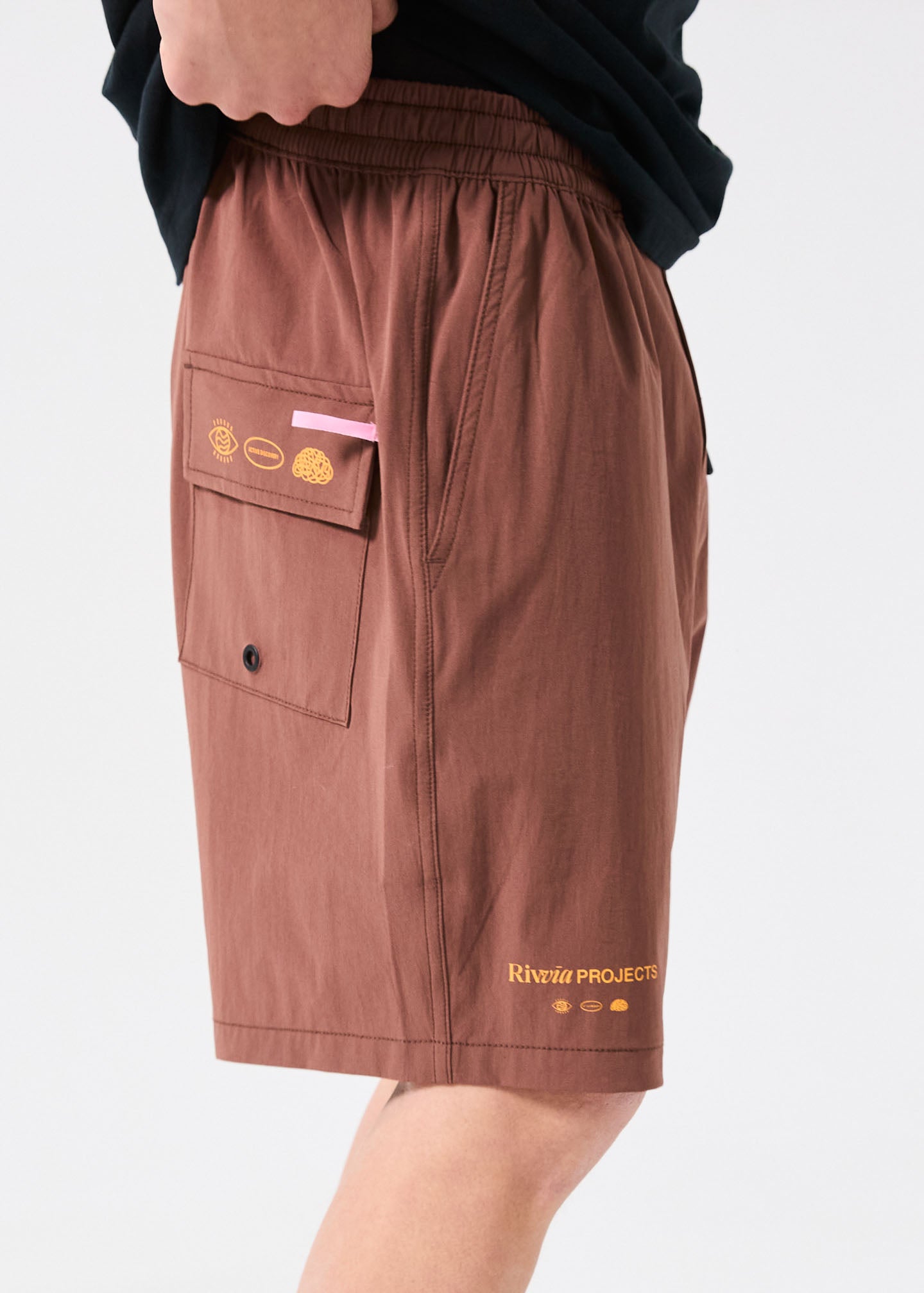 DAILY RIDE PUFFER SHORT : BROWN