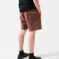DAILY RIDE PUFFER SHORT : BROWN