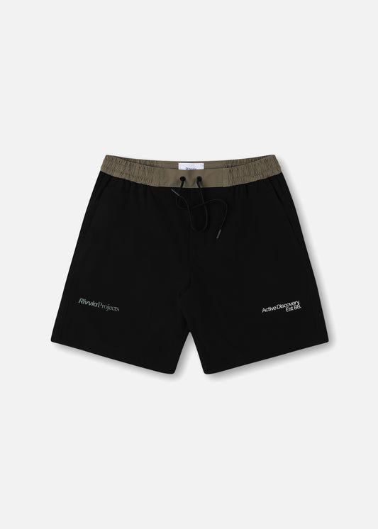 DAILY RIDE SWING FOUNDATION SHORT : WASHED BLACK GREEN