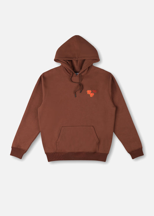FLORAL PURSUIT HOOD : BROWN
