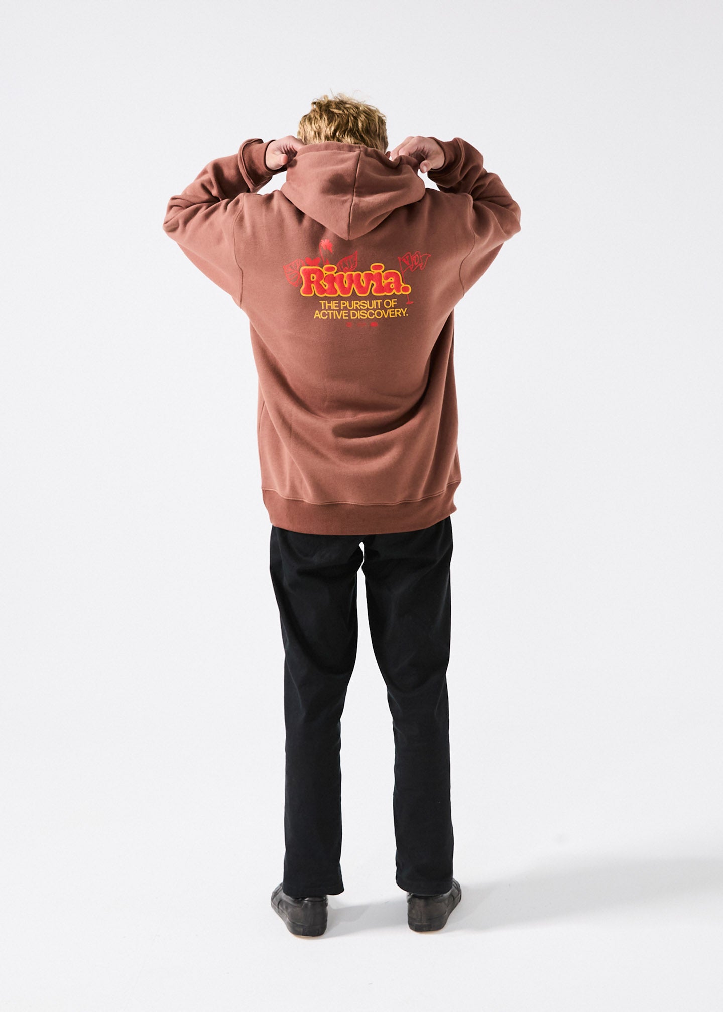 FLORAL PURSUIT HOOD : BROWN