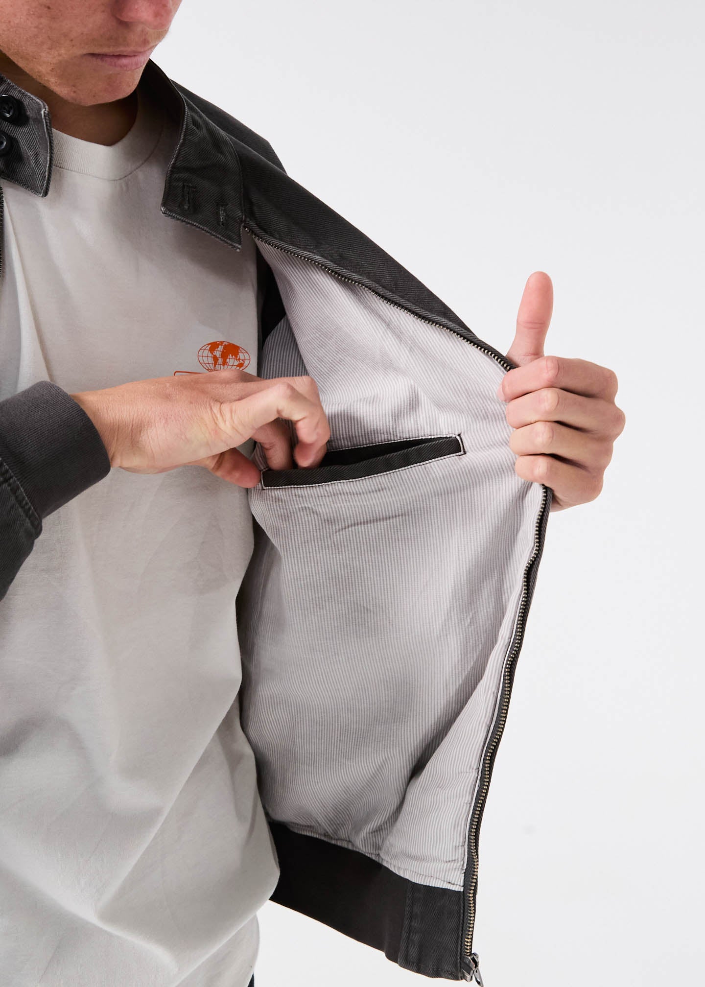 VV CLUB JACKET : CHARCOAL