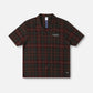 VV PLAID SS SHIRT : BLACK BROWN