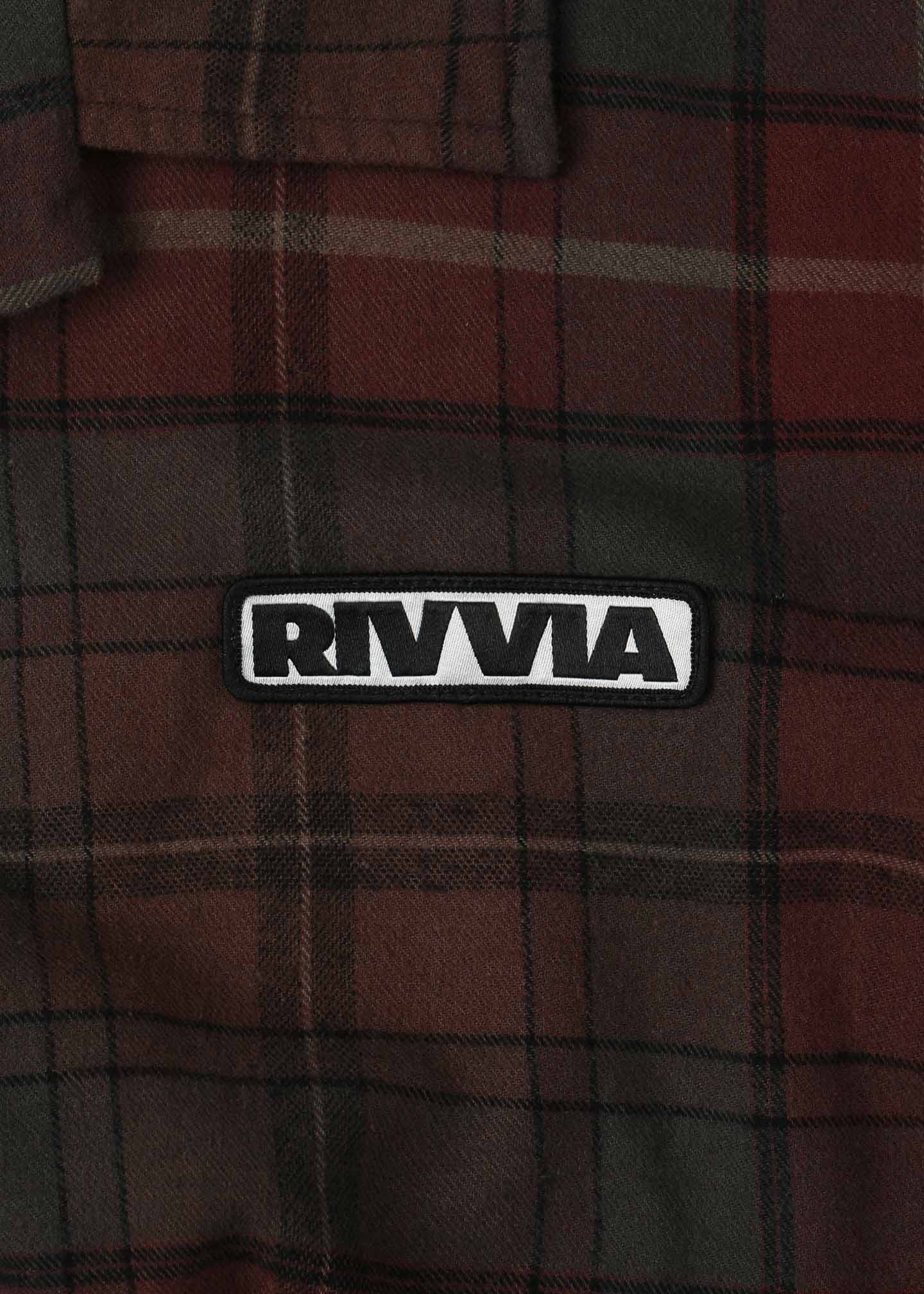 VV PLAID SS SHIRT : BLACK BROWN