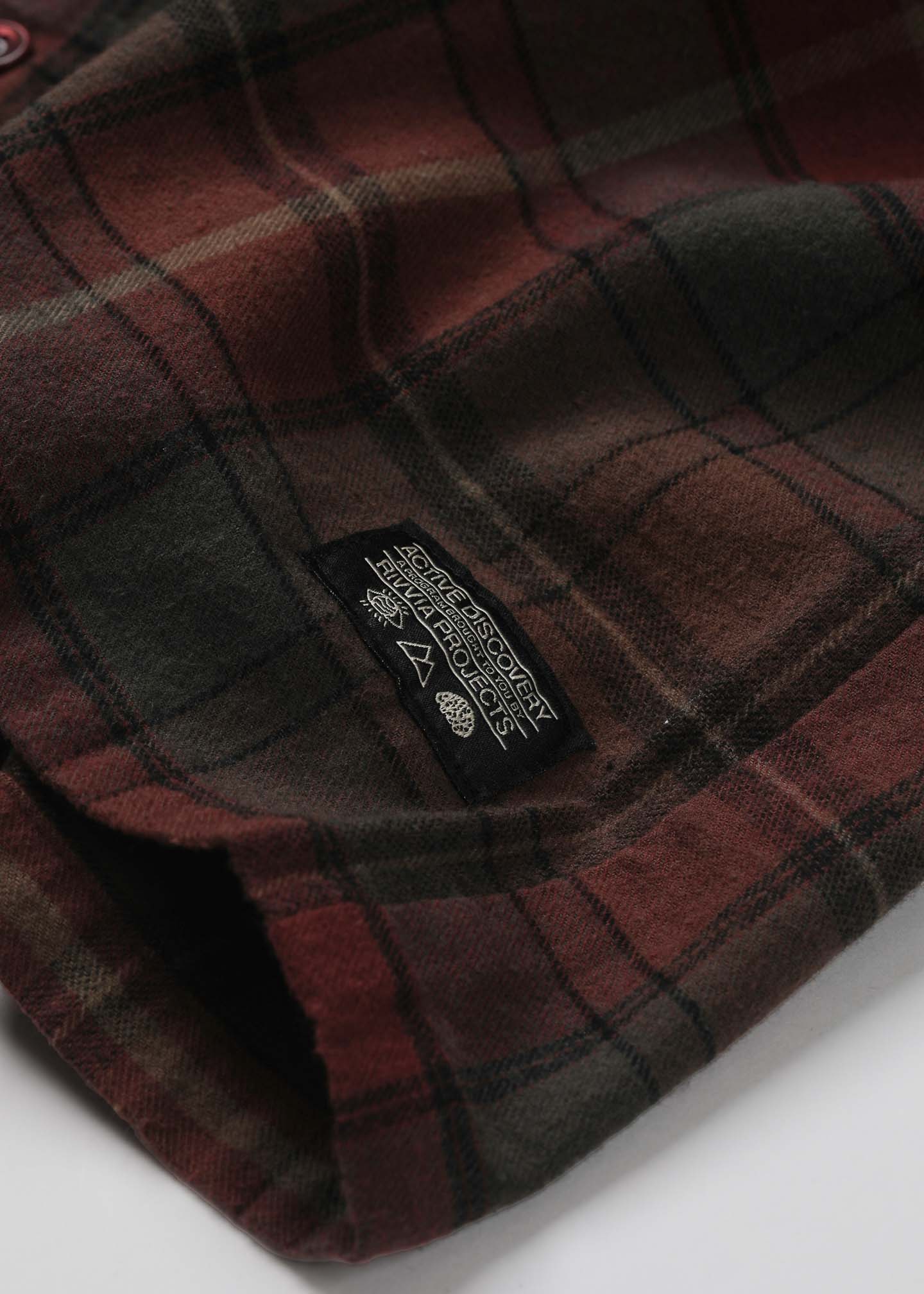 VV PLAID SS SHIRT : BLACK BROWN