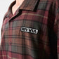 VV PLAID SS SHIRT : BLACK BROWN