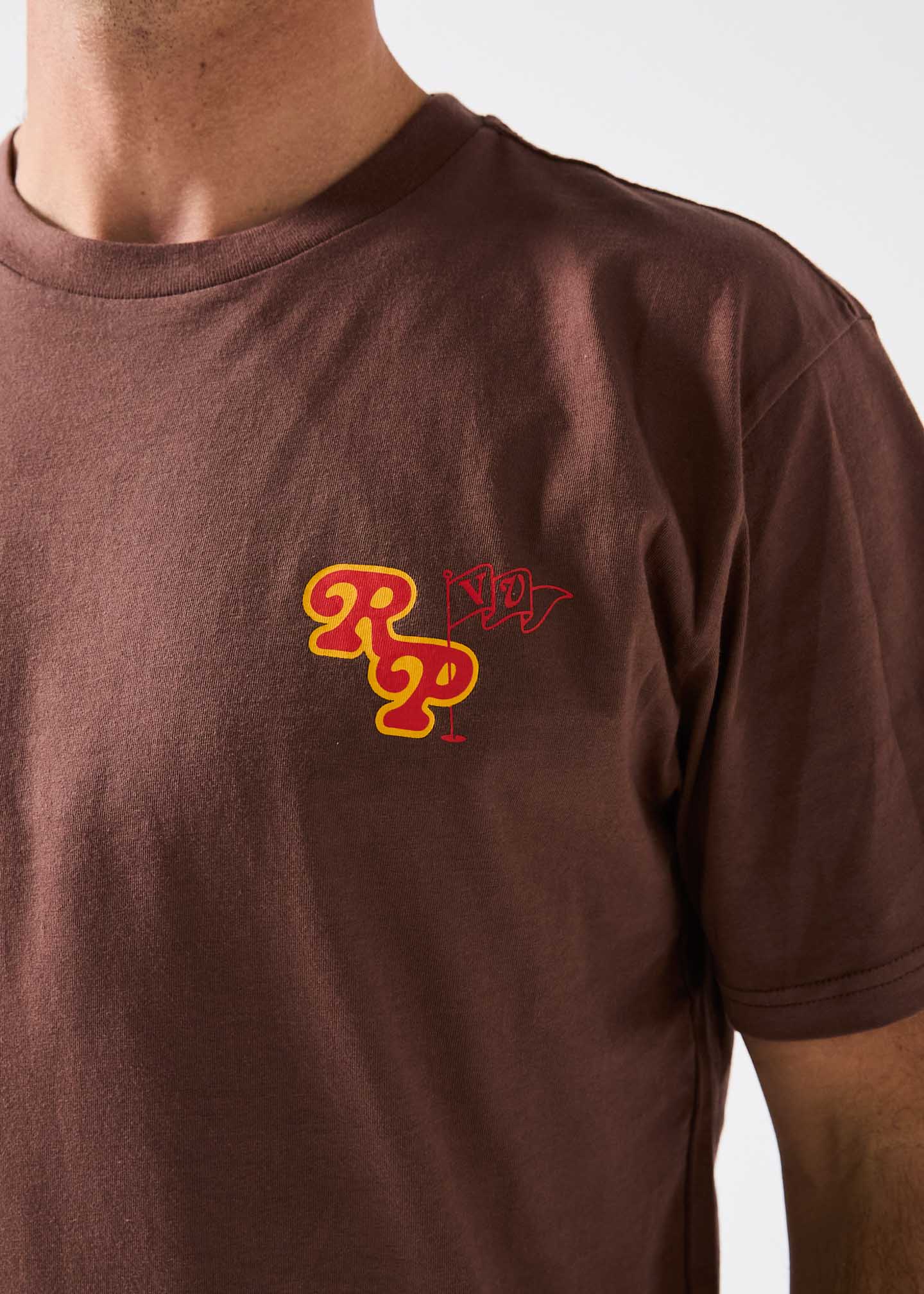 FLORAL PURSUIT T-SHIRT : BROWN