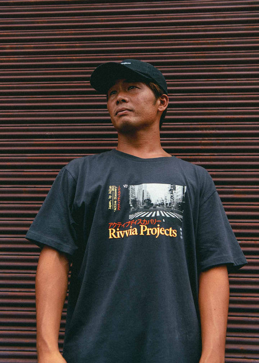 GLOBAL TOUR T-SHIRT : PIGMENT BLACK