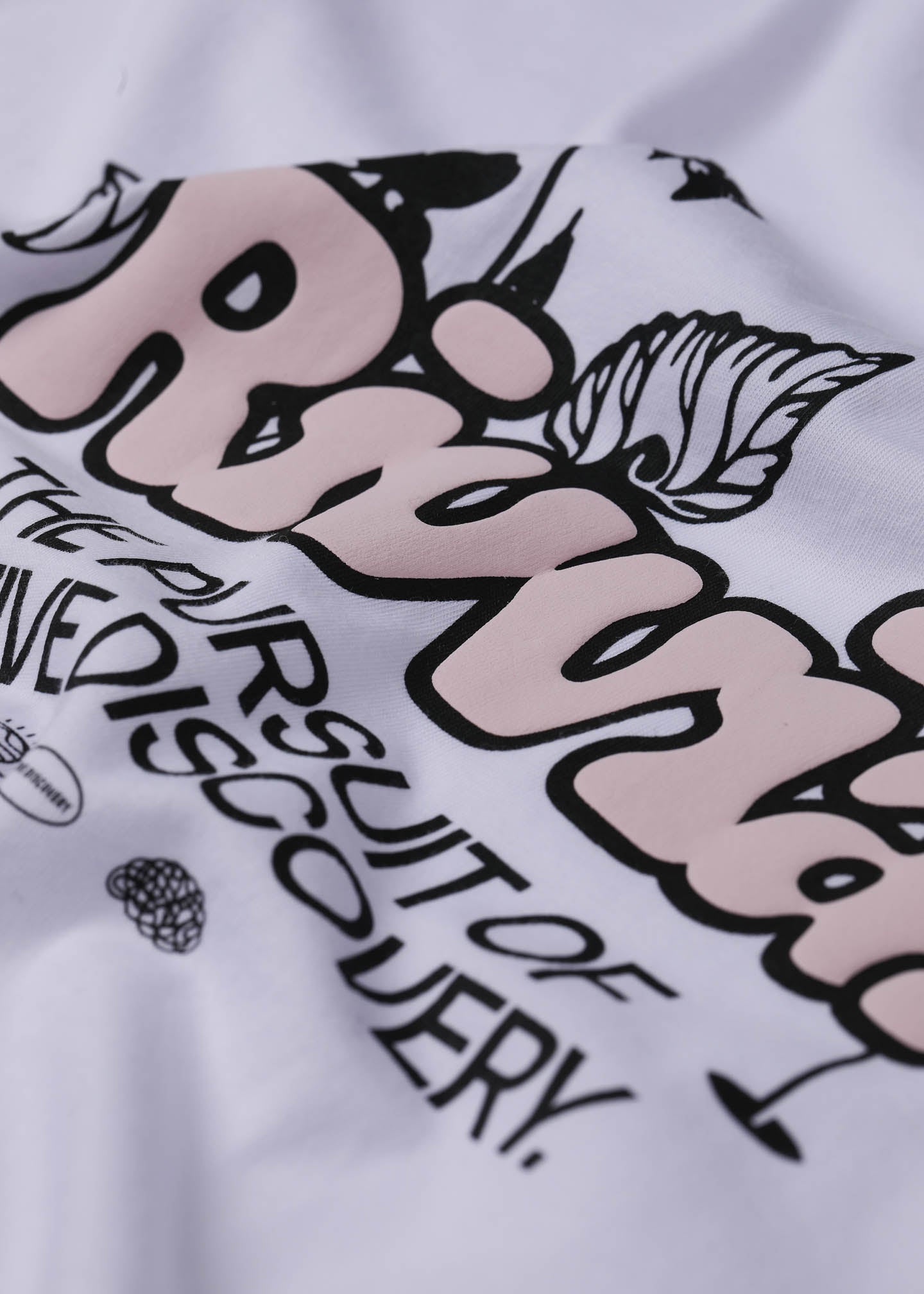 FLORAL PURSUIT LS  T-SHIRT : WHITE