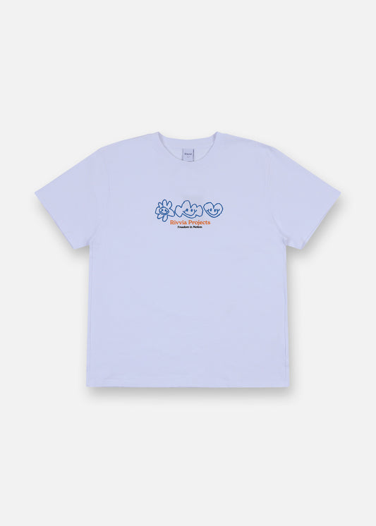 SCRIBBLE T-SHIRT : WHITE