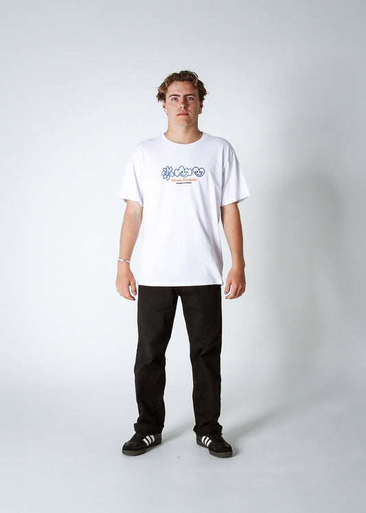 SCRIBBLE T-SHIRT : WHITE