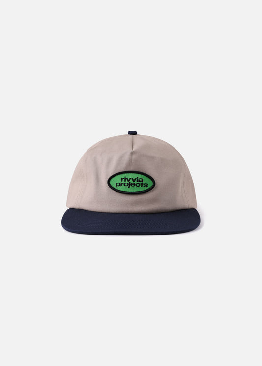 SERVICE CAP : BONE DARK BLUE