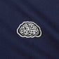 SCATTER BRAIN LS RUGBY POLO : DARK NAVY