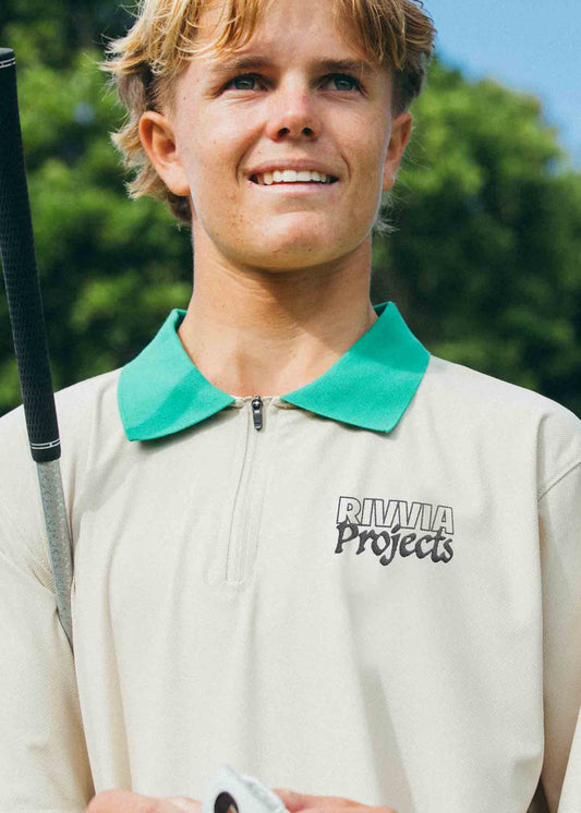 BLUEPRINT POLO : BONE GREEN