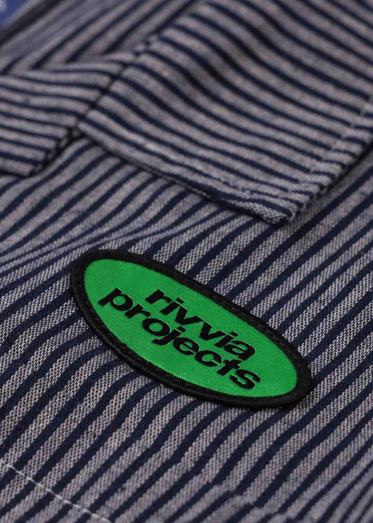 VV SERVICE SS SHIRT : NAVY WHITE