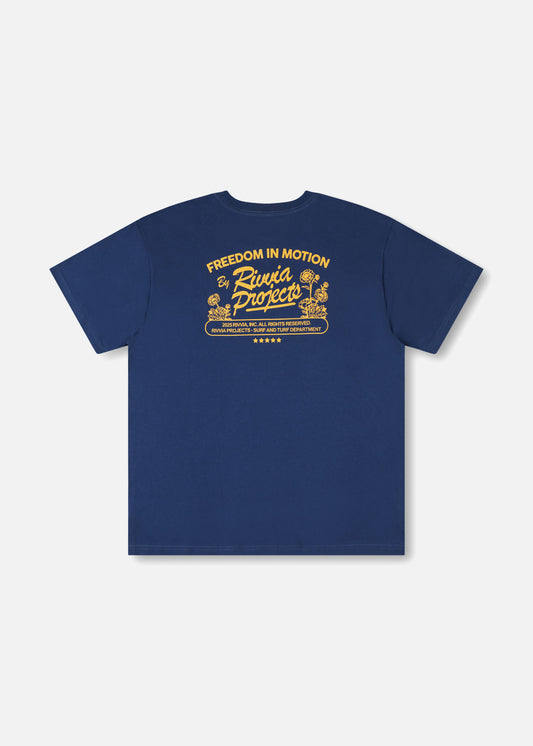 FIVE STAR T-SHIRT : DARK BLUE