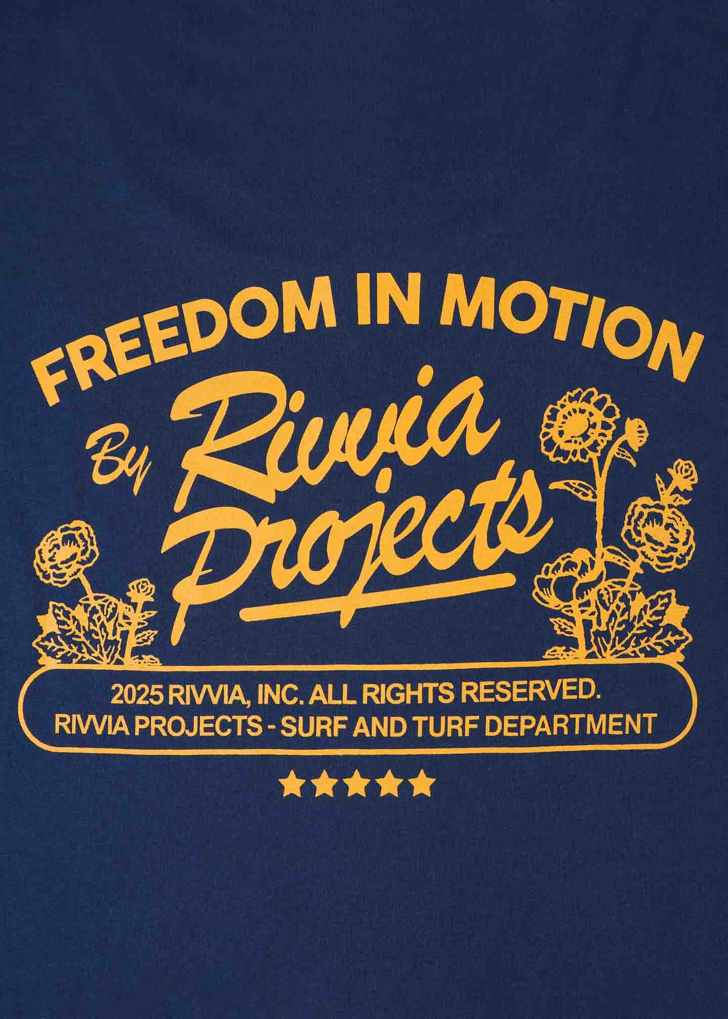 FIVE STAR T-SHIRT : DARK BLUE