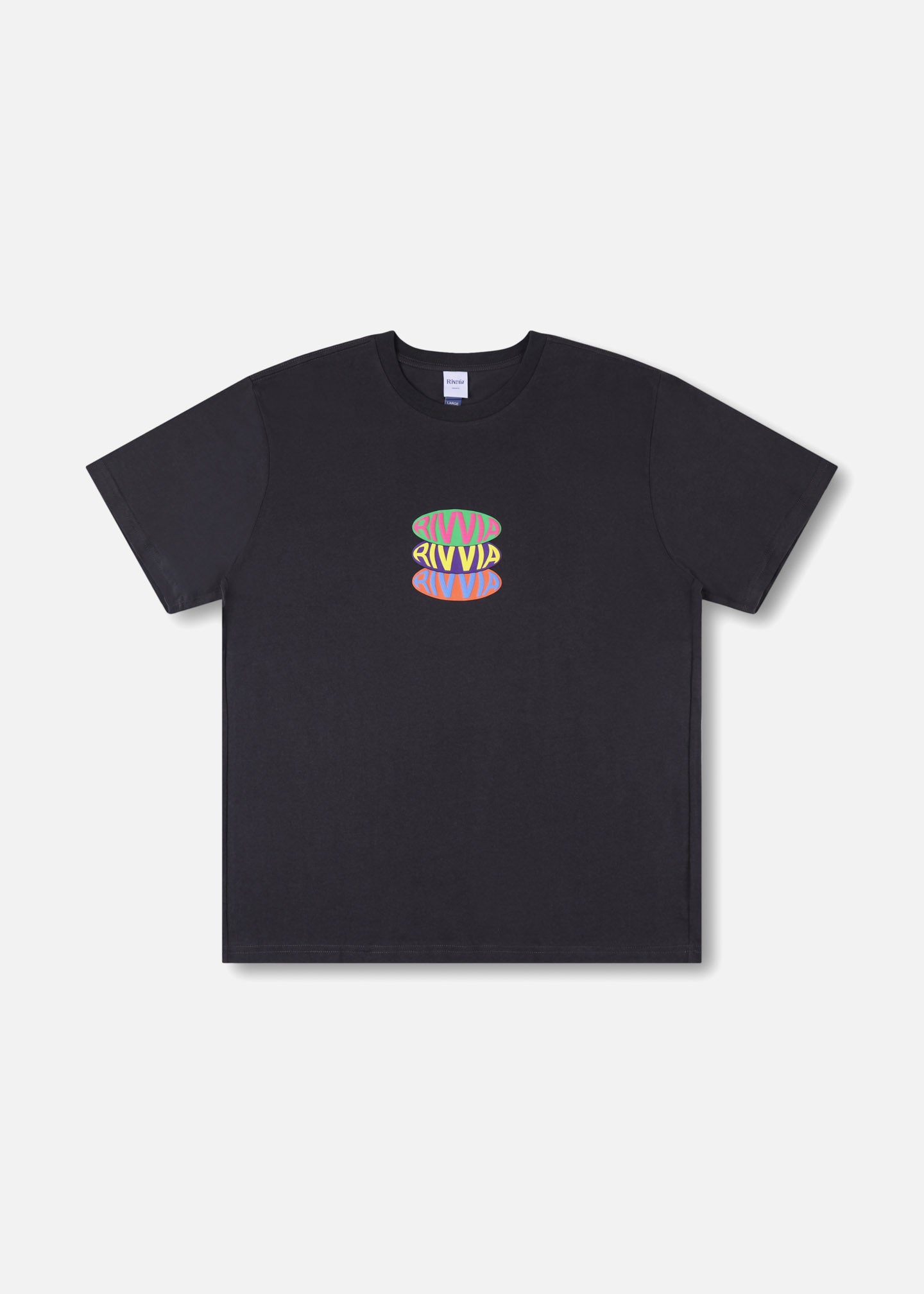 POP REPEAT T-SHIRT : PIGMENT BLACK
