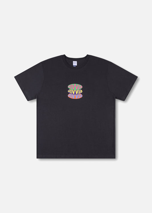 POP REPEAT T-SHIRT : PIGMENT BLACK