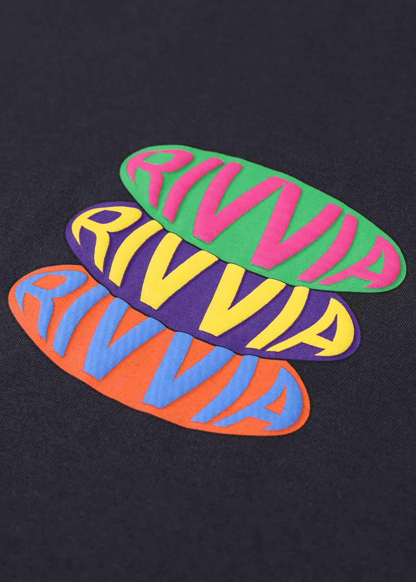POP REPEAT T-SHIRT : PIGMENT BLACK