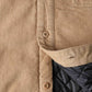 OFF TRACK QUILTED LS SHIRT : BROWN