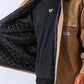 OFF TRACK QUILTED LS SHIRT : BROWN