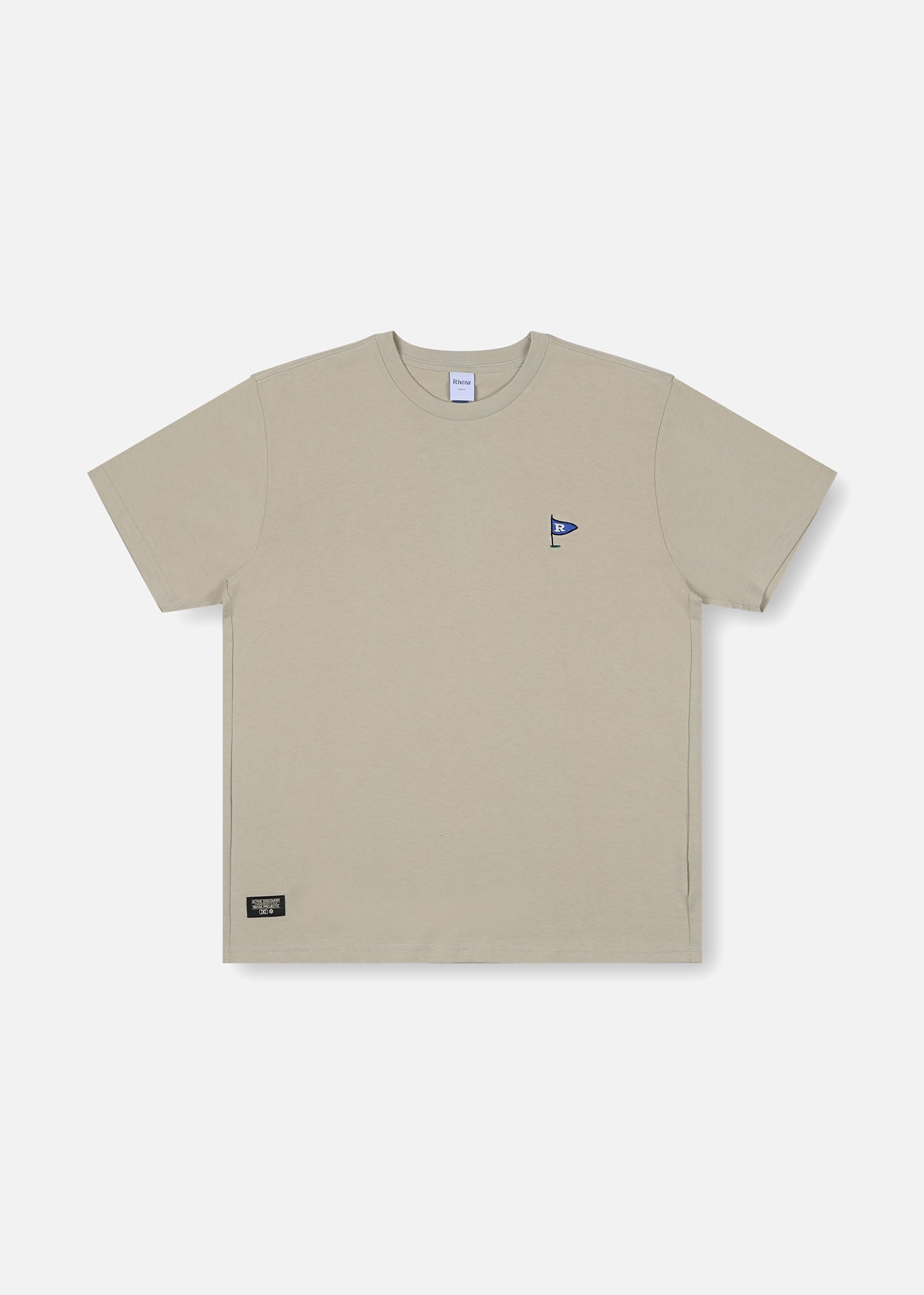 FLAG T-SHIRT : BEIGE