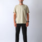 FLAG T-SHIRT : BEIGE
