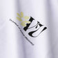 DIGI FLOWER LS T-SHIRT : WHITE