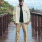 OFF TRACK LS SHIRT : PARCHMENT