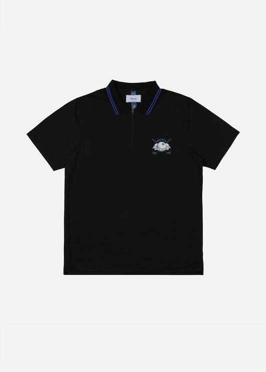 EYE ON THE BALL SS POLO : BLACK